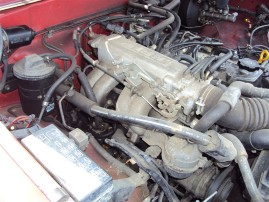 1995 TOYOTA PICK UP, 2.4L 5SPEED 2WD, COLOR RED, STK Z15892